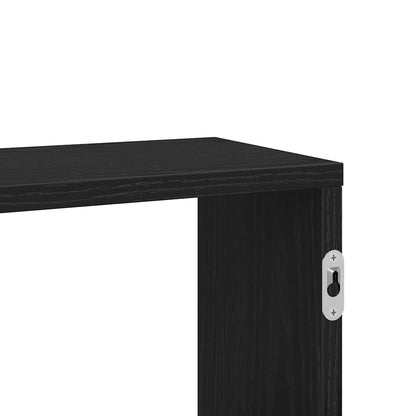 Mensola a Parete Rovere Nero 167,5x18x68 cm in Truciolato