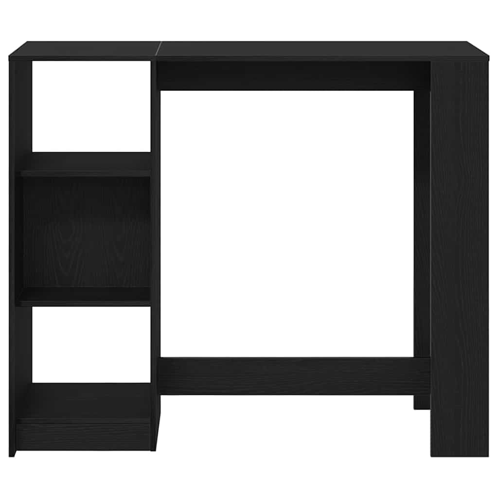 Tavolo da bar Rovere Nero 124 x 46 x 103.5 cm Legno multistrato | homemem39