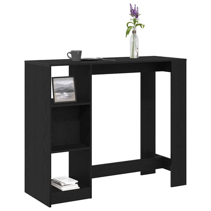Tavolo da bar Rovere Nero 124 x 46 x 103.5 cm Legno multistrato | homemem39