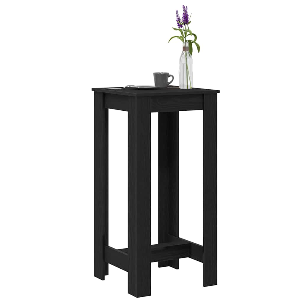 Tavolo da bar Rovere Nero 51 x 50 x 103.5 cm Legno multistrato | homemem39