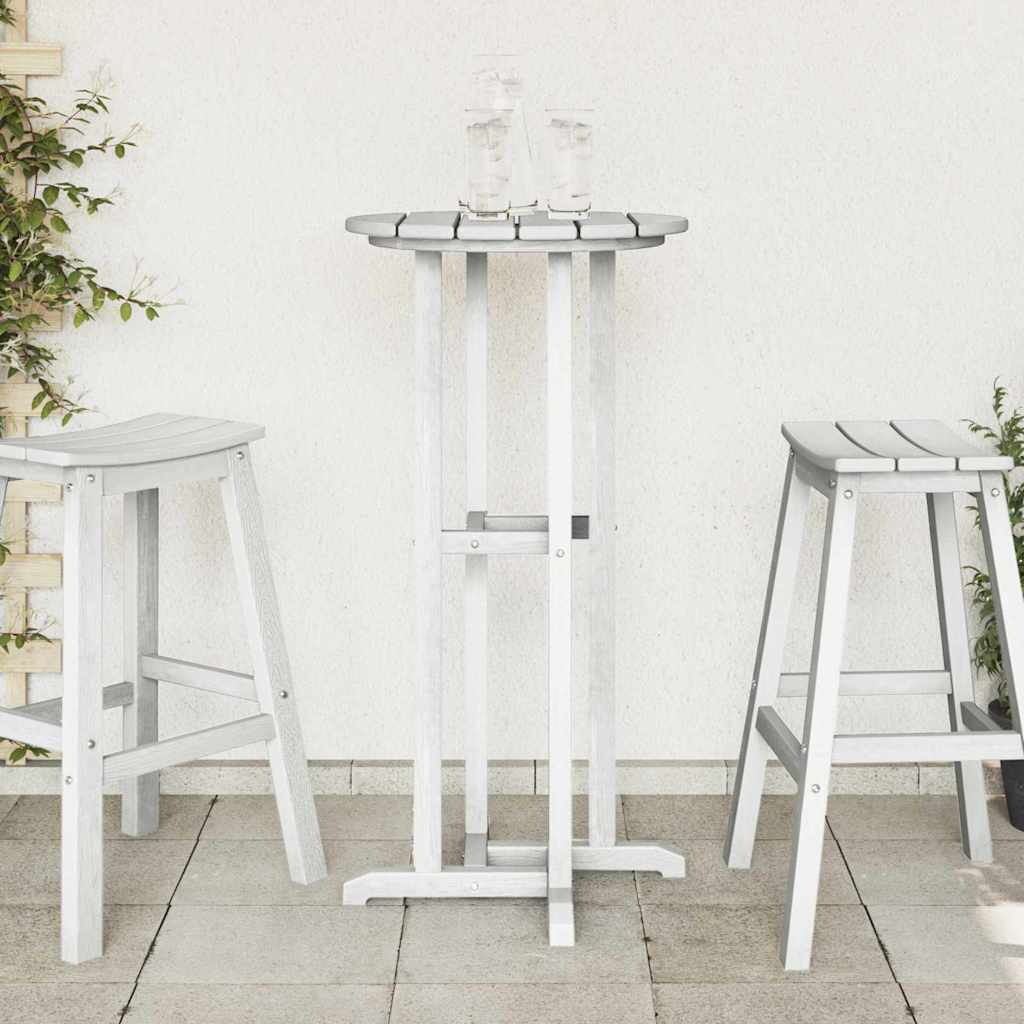 Tavolo da bar Bianco 55 x 55 x 107 cm HDPE