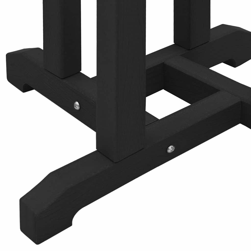 Tavolo da bar Nero 55 x 55 x 107 cm HDPE