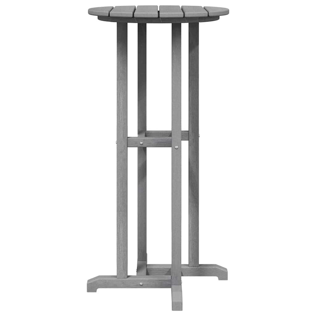 Tavolo da bar Grigio chiaro 55 x 55 x 107 cm HDPE