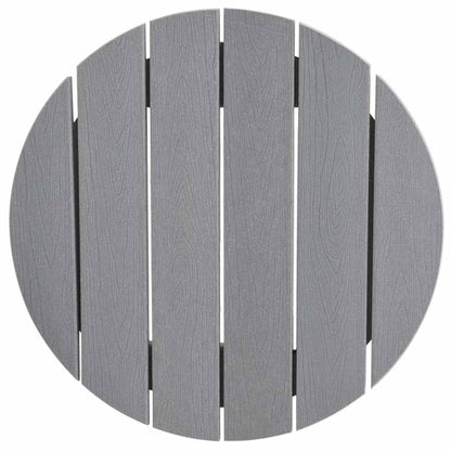 Tavolo da bar Grigio chiaro 55 x 55 x 107 cm HDPE