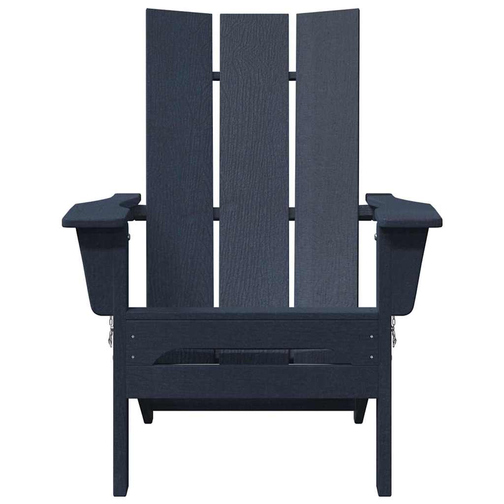 Sedia Adirondack Pieghevole Navy 74.5 x 80.5 x 90cm HDPE