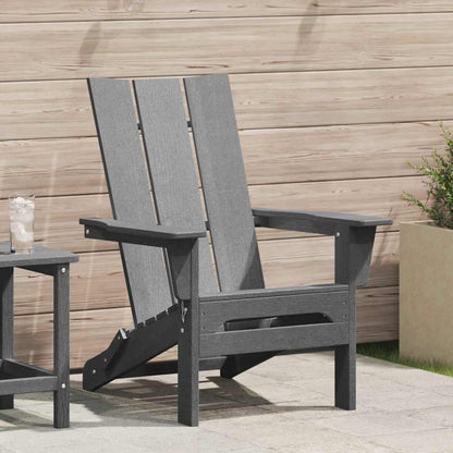 Sedia Adirondack Pieghevole Grigio chiaro 74.5 x 80.5 x 90cm