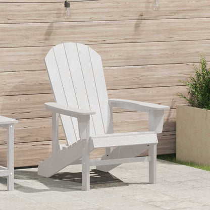 Sedia Adirondack Bianco 74 x 82 x 92cm HDPE