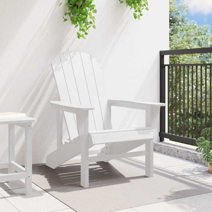 Sedia Adirondack Bianco 74 x 82 x 92cm HDPE