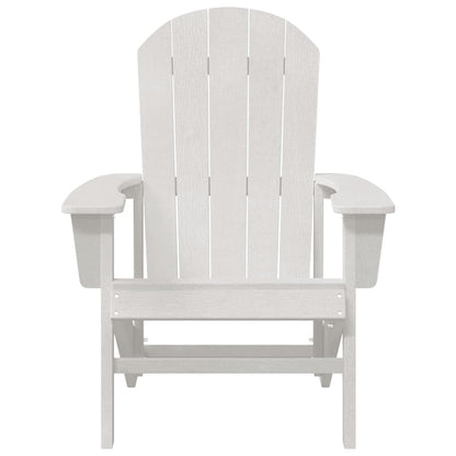 Sedia Adirondack Bianco 74 x 82 x 92cm HDPE