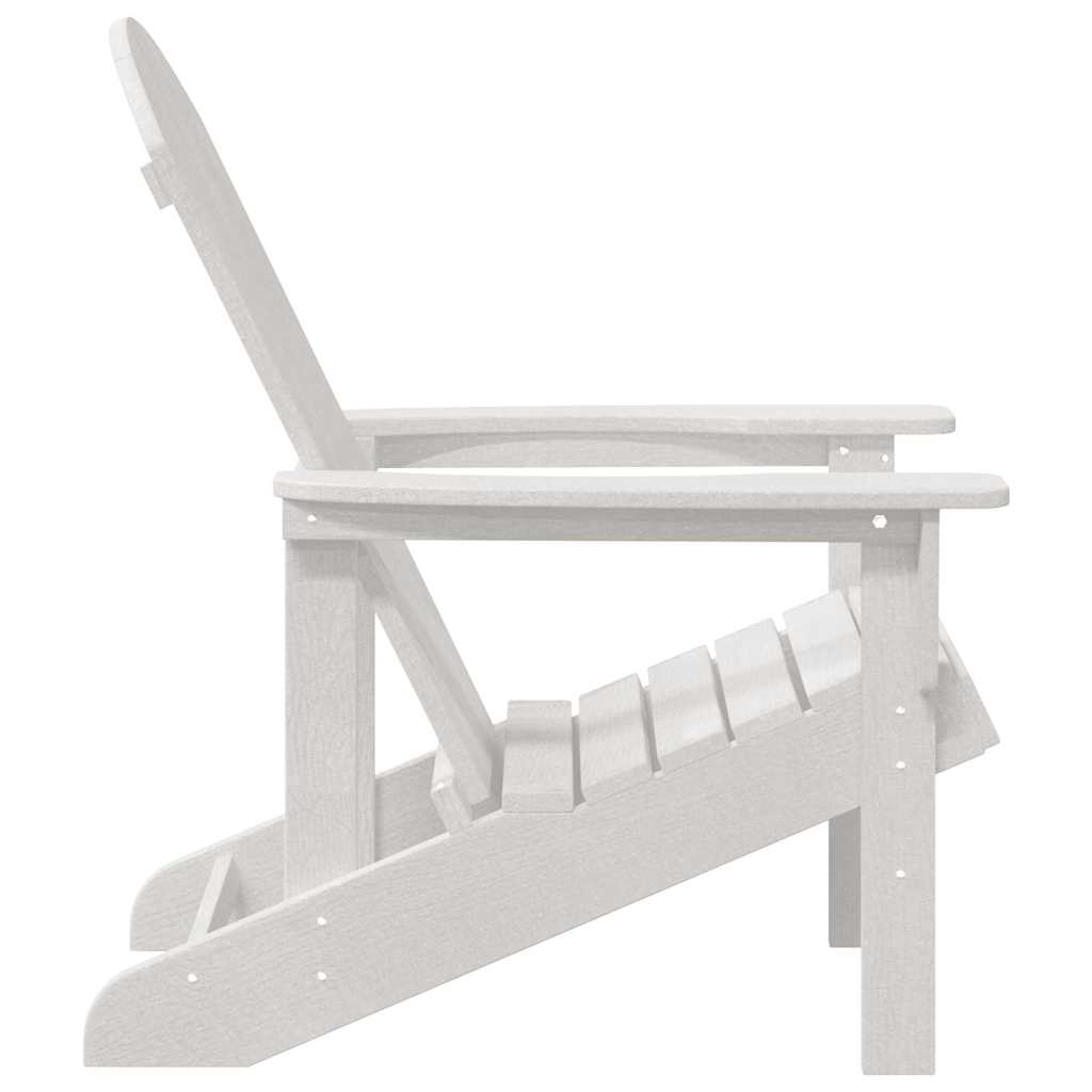 Sedia Adirondack Bianco 74 x 82 x 92cm HDPE