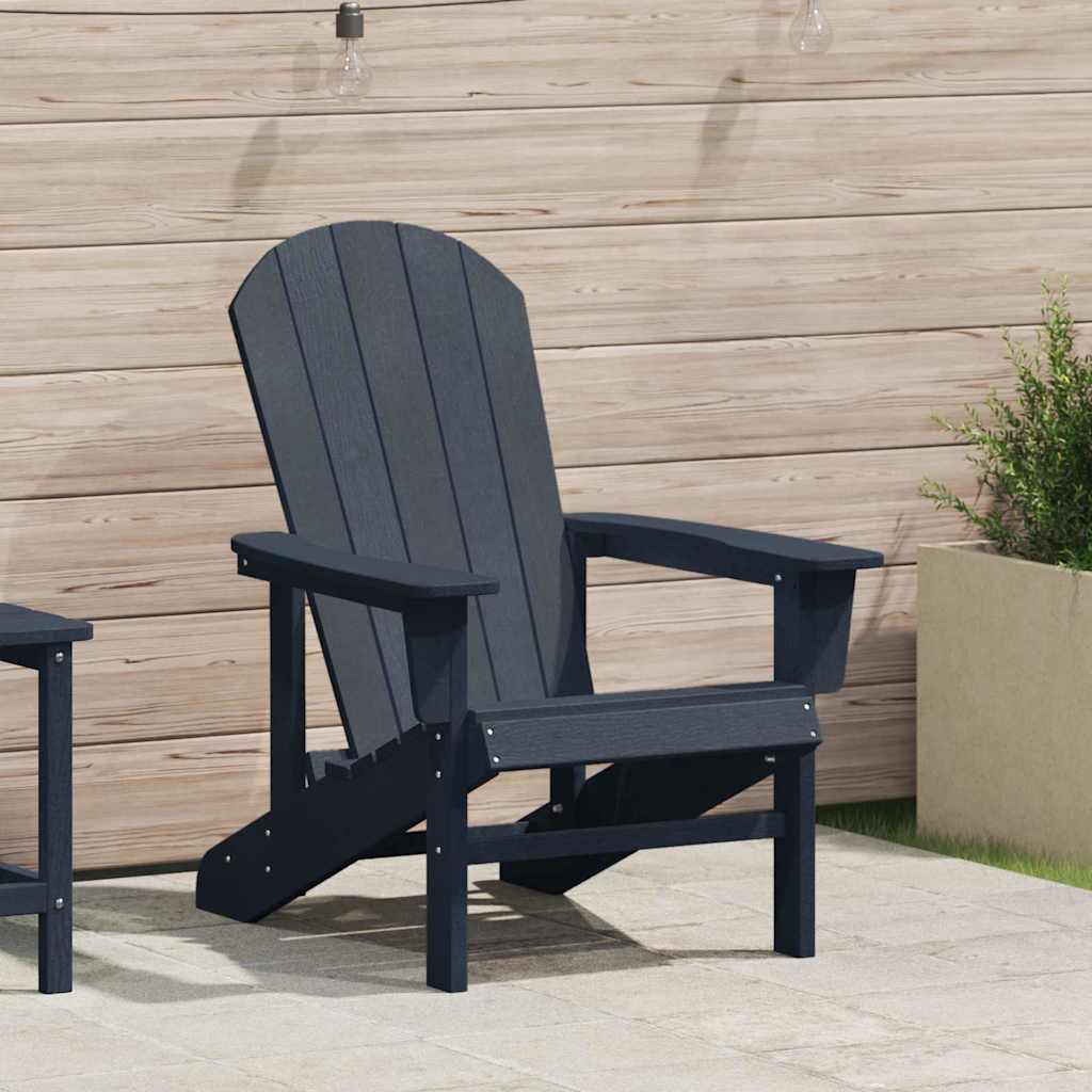 Sedia Adirondack Navy 74 x 82 x 92cm HDPE