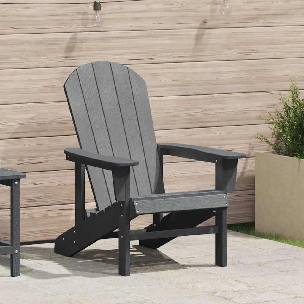Sedia Adirondack Grigio chiaro 74 x 82 x 92cm HDPE