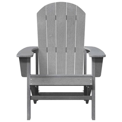 Sedia Adirondack Grigio chiaro 74 x 82 x 92cm HDPE