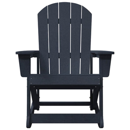 Poltrona a dondolo Adirondack Navy 73.5 x 92 x 90cm HDPE