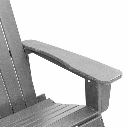 Poltrona a dondolo Adirondack Grigio chiaro 73.5 x 92 x 90cm