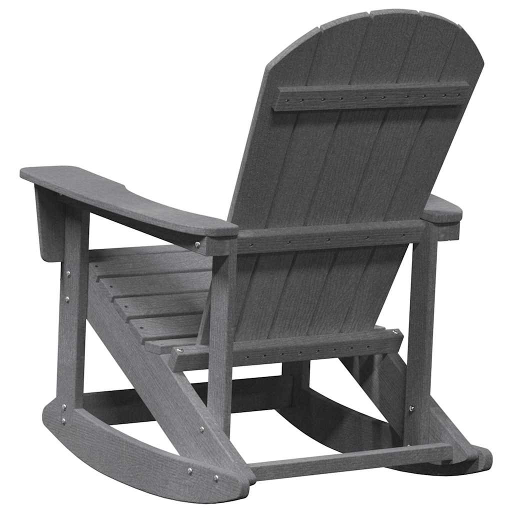 Poltrona a dondolo Adirondack Grigio chiaro 73.5 x 92 x 90cm