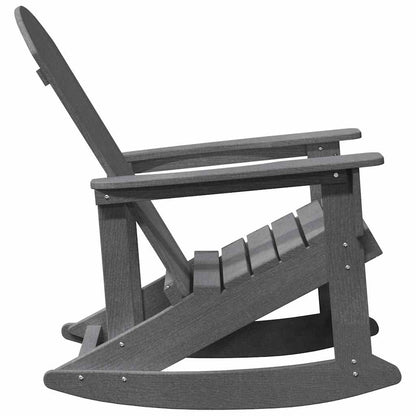 Poltrona a dondolo Adirondack Grigio chiaro 73.5 x 92 x 90cm