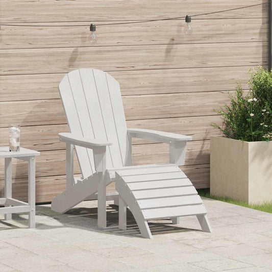 Sedia Adirondack Bianco 74 x 82 x 92cm HDPE