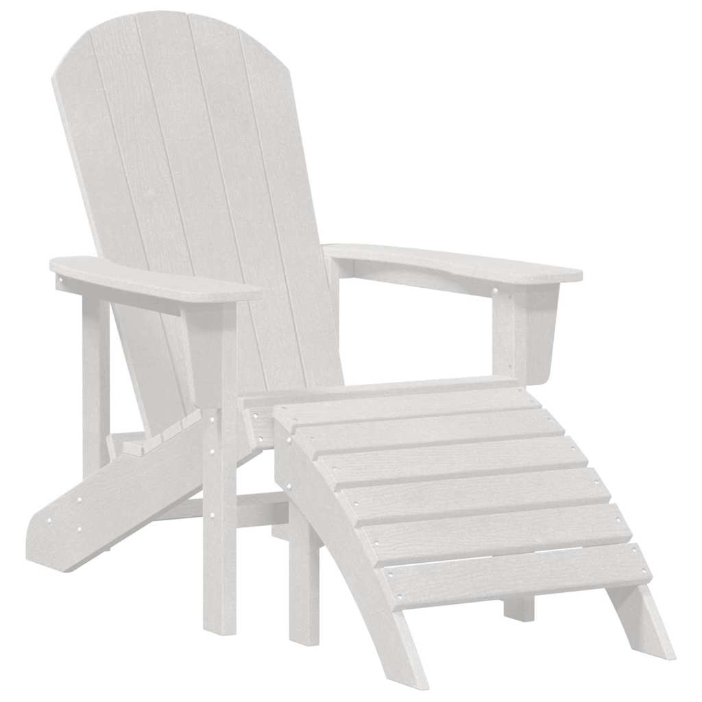 Sedia Adirondack Bianco 74 x 82 x 92cm HDPE