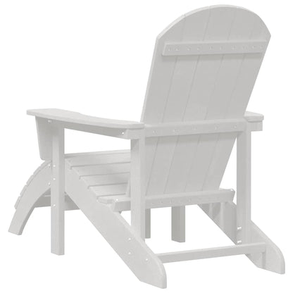 Sedia Adirondack Bianco 74 x 82 x 92cm HDPE