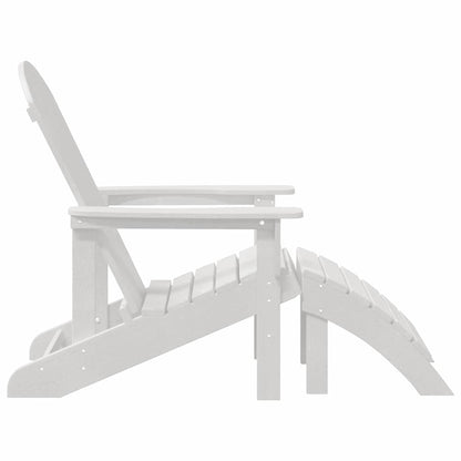 Sedia Adirondack Bianco 74 x 82 x 92cm HDPE