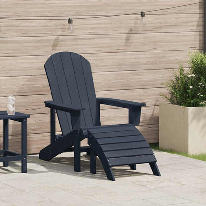Sedia Adirondack Navy 74 x 82 x 92cm HDPE