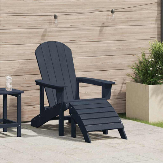 Sedia Adirondack Navy 74 x 82 x 92cm HDPE