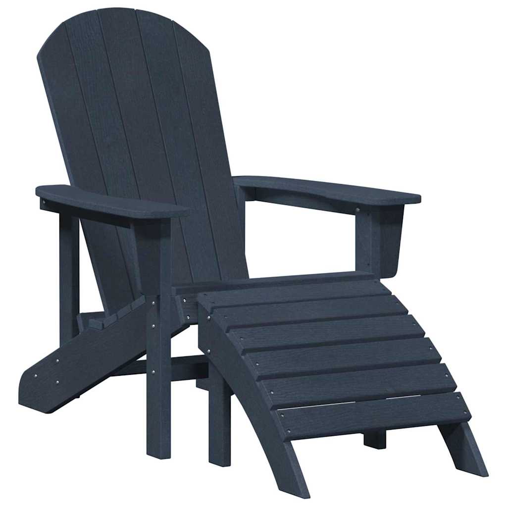 Sedia Adirondack Navy 74 x 82 x 92cm HDPE
