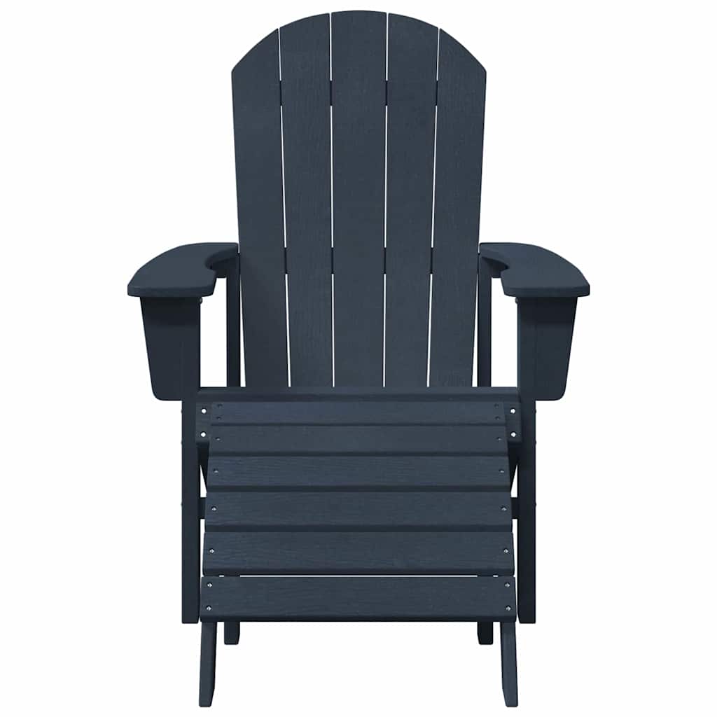 Sedia Adirondack Navy 74 x 82 x 92cm HDPE