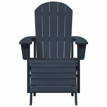 Sedia Adirondack Navy 74 x 82 x 92cm HDPE