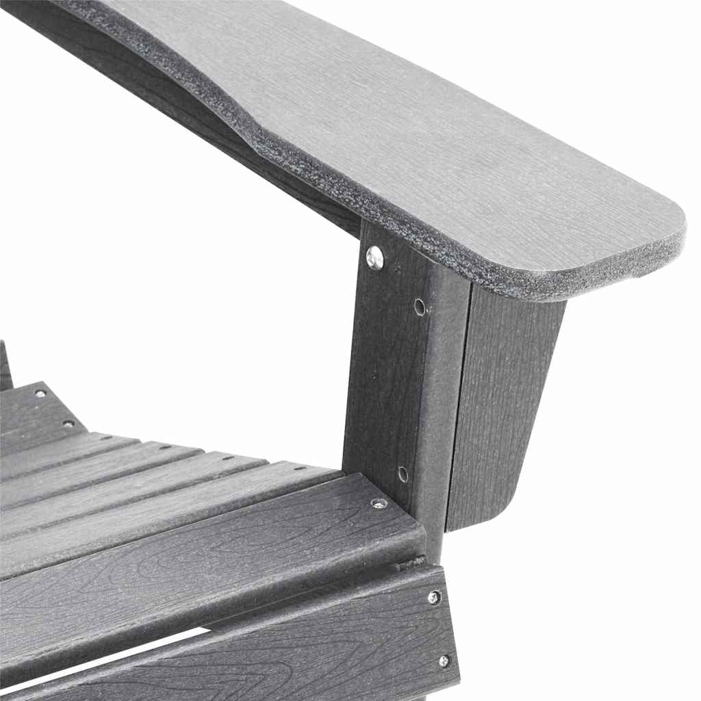 Sedia Adirondack Grigio chiaro 82 x 74 x 92 cm HDPE | homemem39