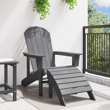 Sedia Adirondack Grigio chiaro 82 x 74 x 92 cm HDPE | homemem39