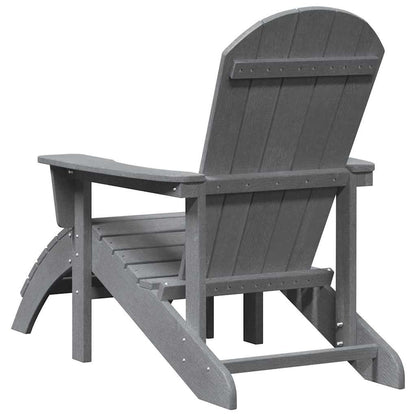 Sedia Adirondack Grigio chiaro 82 x 74 x 92 cm HDPE | homemem39