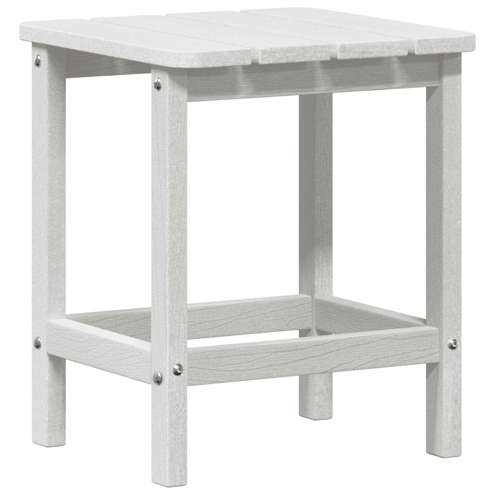 Tavolo laterale Bianco 38 x 38 x 46 cm Polietilene | homemem39
