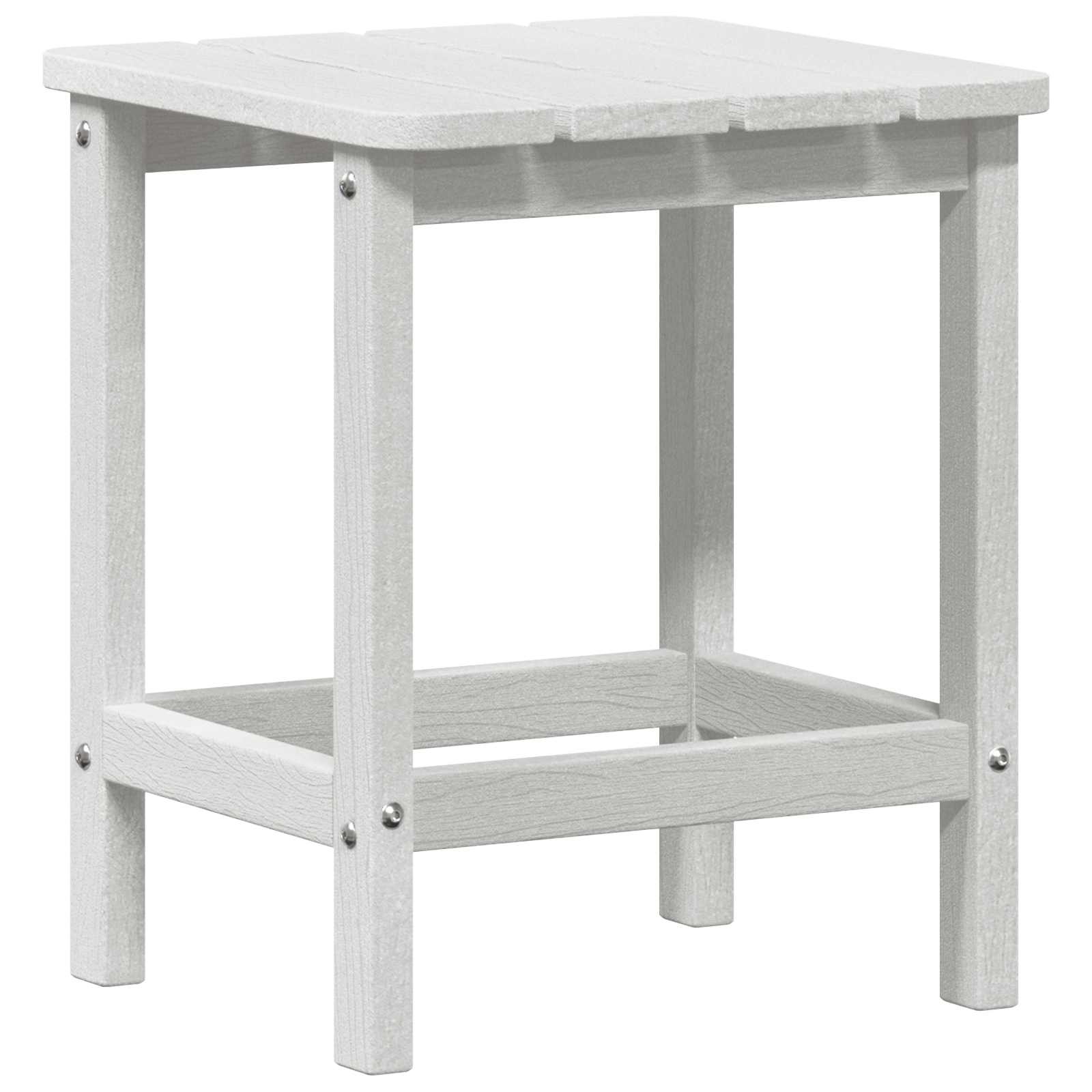 Tavolo laterale Bianco 38 x 38 x 46 cm Polietilene | homemem39