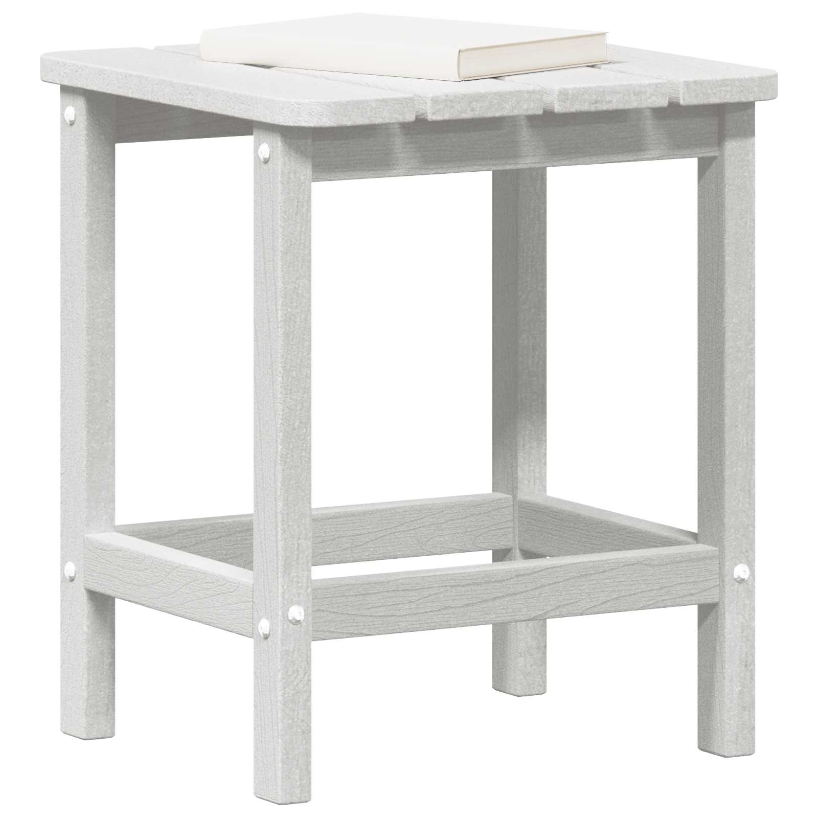 Tavolo laterale Bianco 38 x 38 x 46 cm Polietilene | homemem39