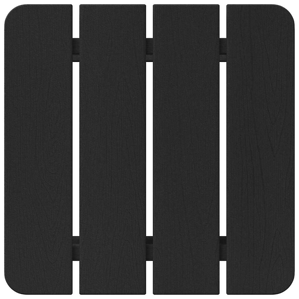 Tavolo Laterale Adirondack Nero 38 x 38 x 46 cm HDPE