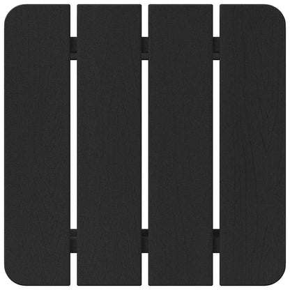 Tavolo Laterale Adirondack Nero 38 x 38 x 46 cm HDPE