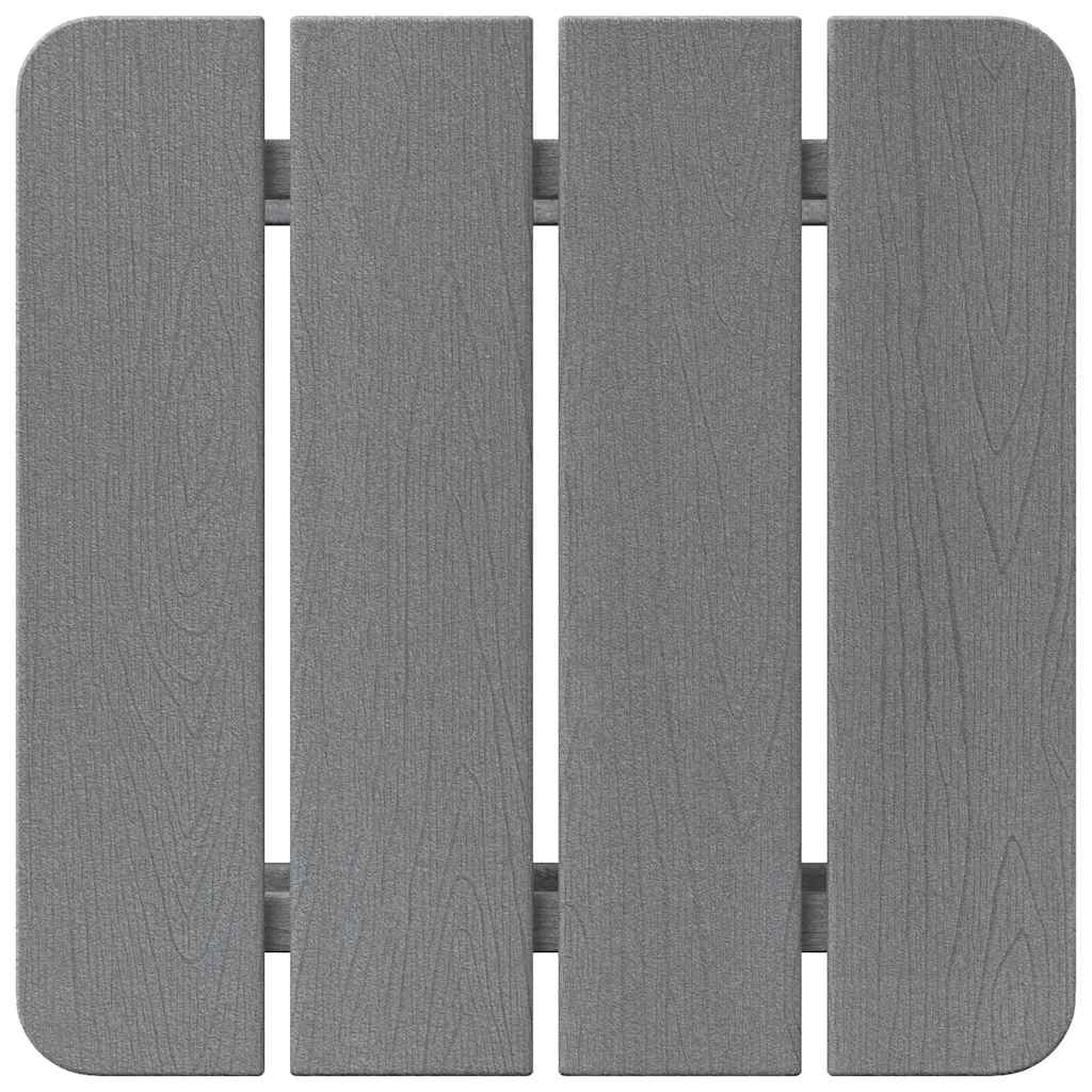 Tavolo laterale Grigio chiaro 38 x 38 x 46 cm Polietilene | homemem39