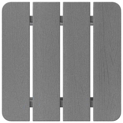 Tavolo laterale Grigio chiaro 38 x 38 x 46 cm Polietilene | homemem39