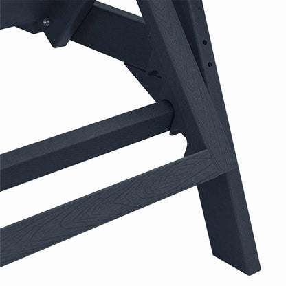 Lettino da sole con cuscino Navy 73.5 x 92 x 90cm HDPE