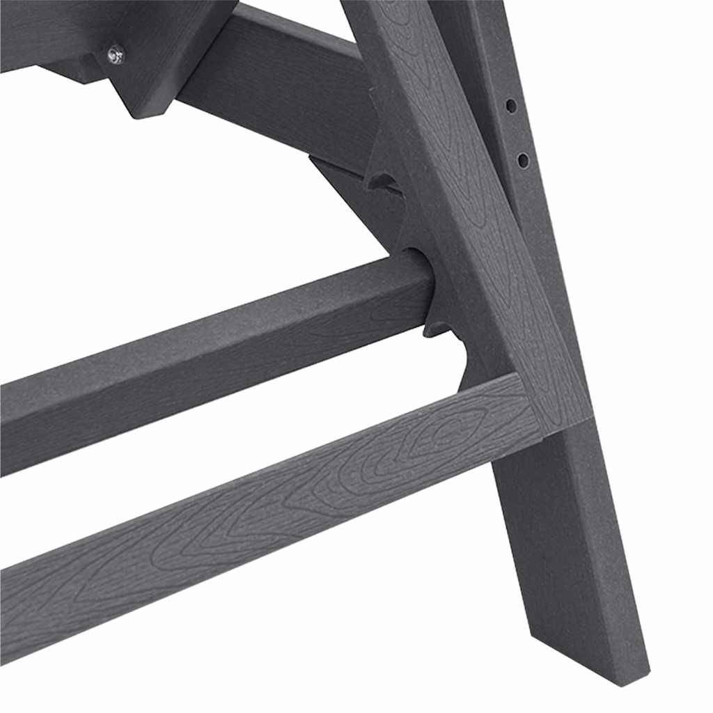 Lettino da sole Grigio chiaro 73.5 x 92 x 90cm HDPE