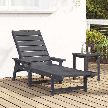 Lettino da sole Grigio chiaro 73.5 x 92 x 90cm HDPE