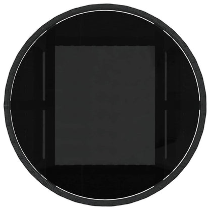 Set da Pranzo per Giardino 3 pcs Nero polyrattan | homemem39