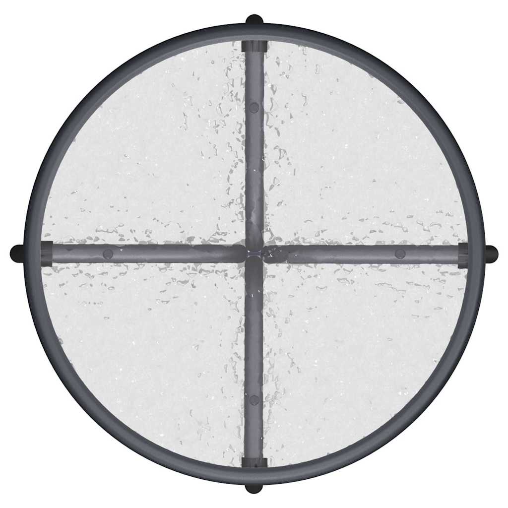 Set Bistro da Giardino 3 pcs Grigio Acciaio - homemem39