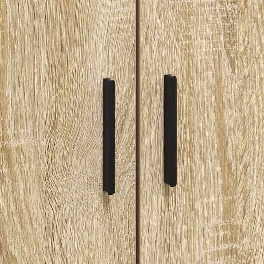 Struttura letto con contenitore rovere sonoma 100 x 200 cm - homemem39