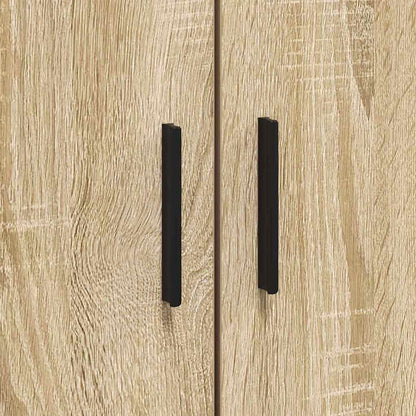 Struttura letto con contenitore rovere sonoma 100 x 200 cm - homemem39