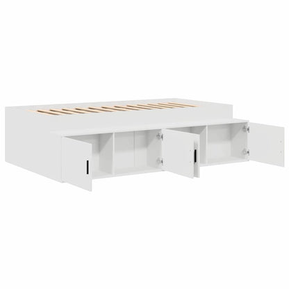 Struttura del letto Bianco 80 x 200 cm Legno multistrato