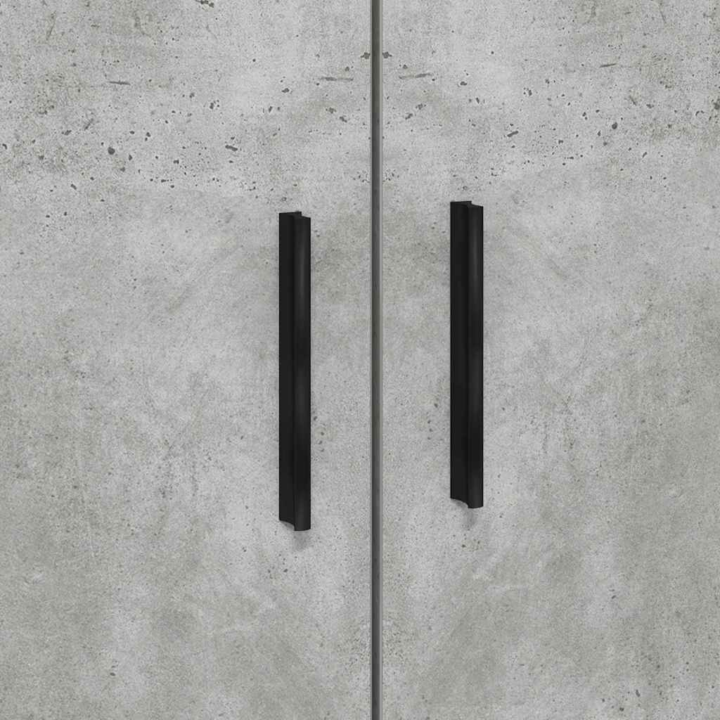 Struttura del letto con cassetto Grigio cemento 90 x 190 cm