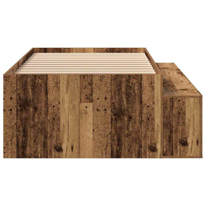 Struttura del letto Legno vecchio 90 x 190 cm Legno multistrato